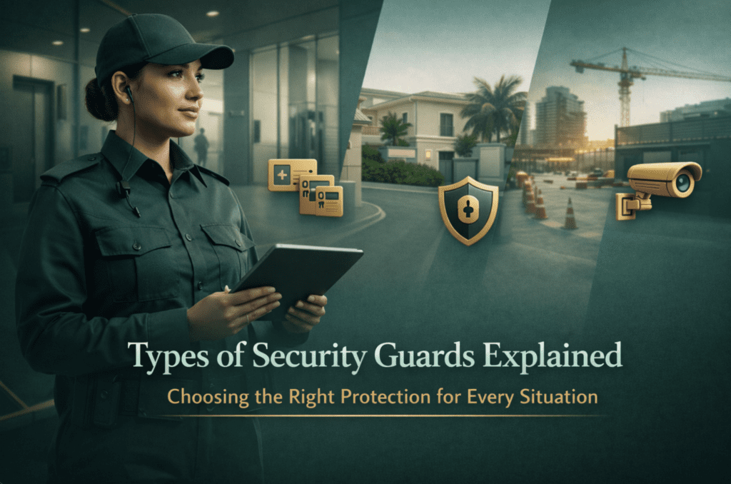 Types of security guards explained. Choosing the right protection for every situation