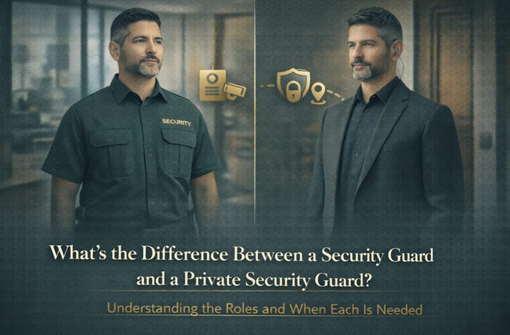 difference between security and private security