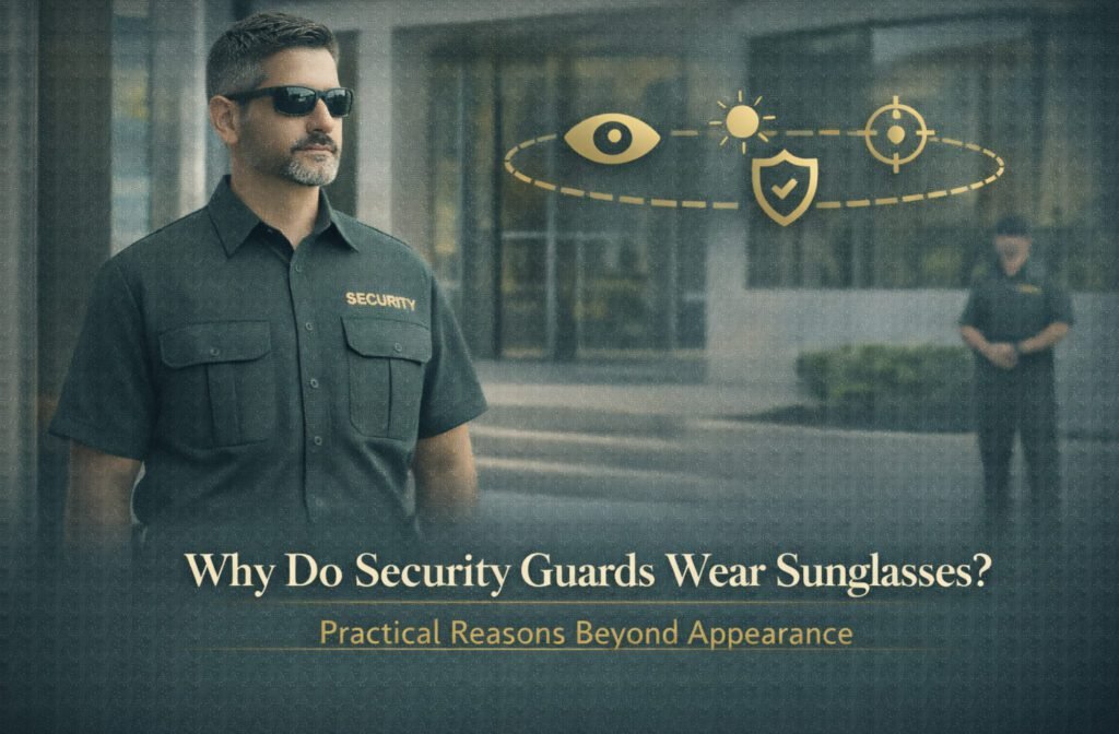 why security guards wear sunglasses