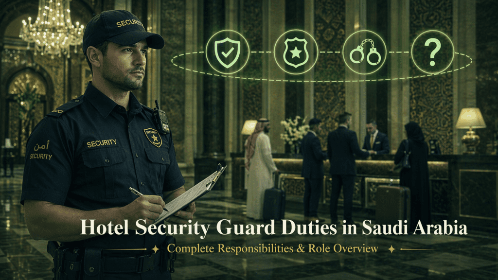 hotel security guard duties