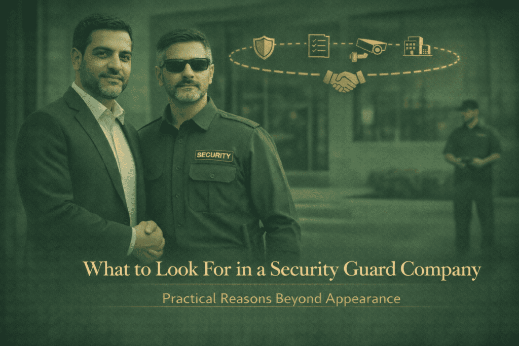 What to Look For in a Security Guard Company in Saudi Arabia