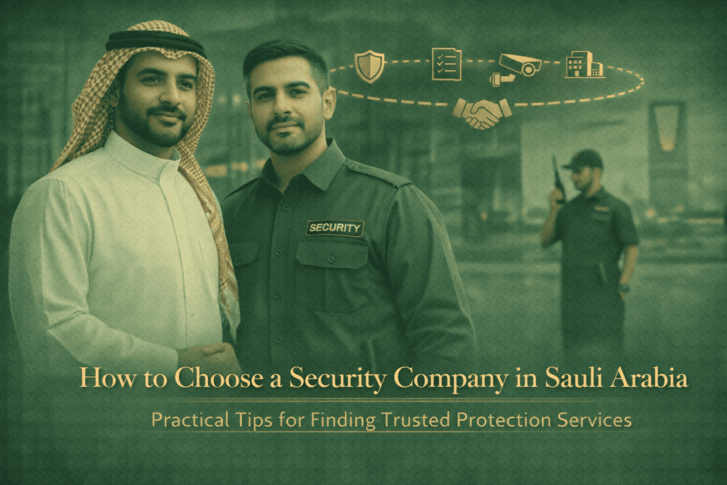 How to Choose a Security Company in Saudi Arabia