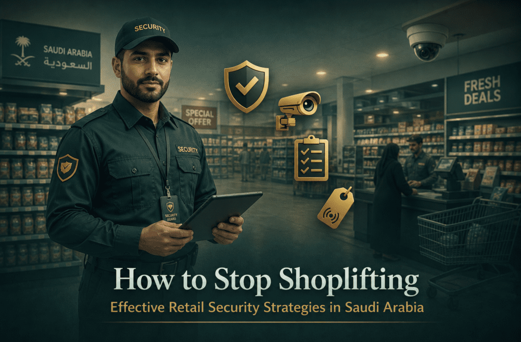كيفية منع السرقة من المتاجر في عملك | خدمات الحراسة الأمنية في المملكة العربية السعودية